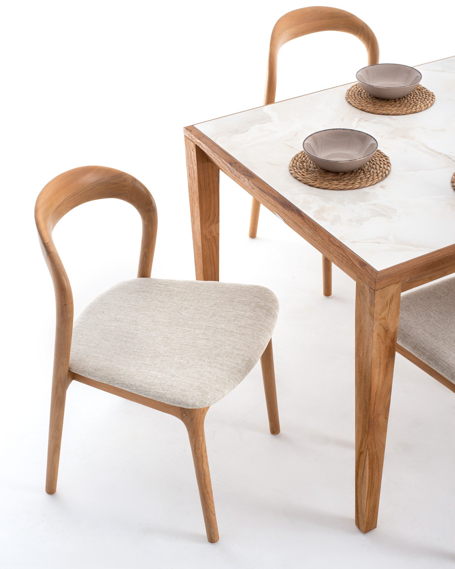ASTRA DINING TABLE & NEVA DINING CHAIR CUSHION SEAT Thumbnail